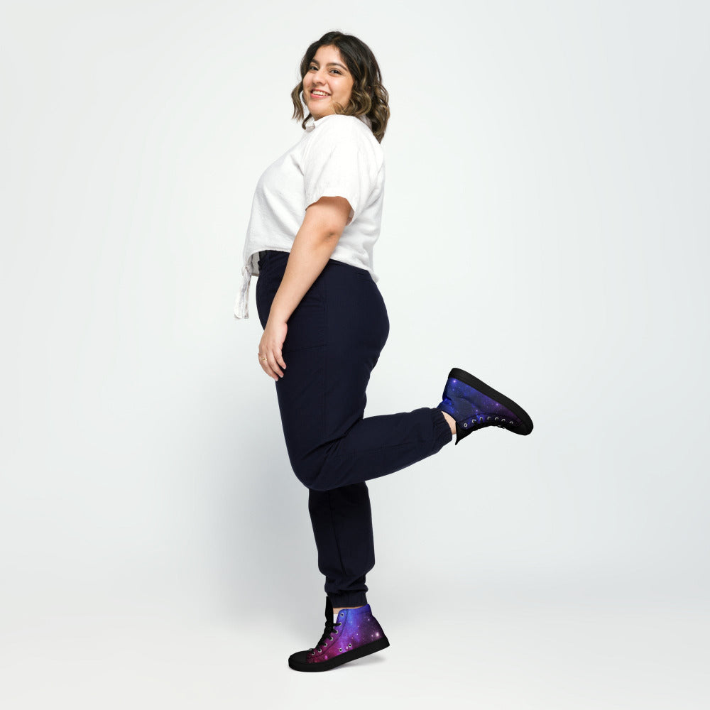 Dark Matter Women’s High Top Sneakers - https://ascensionemporium.net